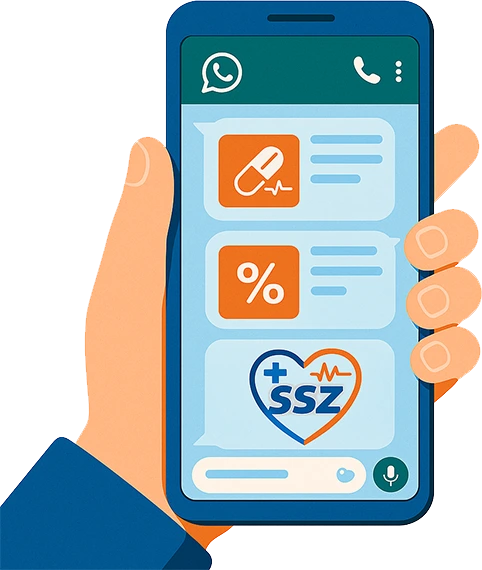 Ilustração lista de transmissão no WhatsApp